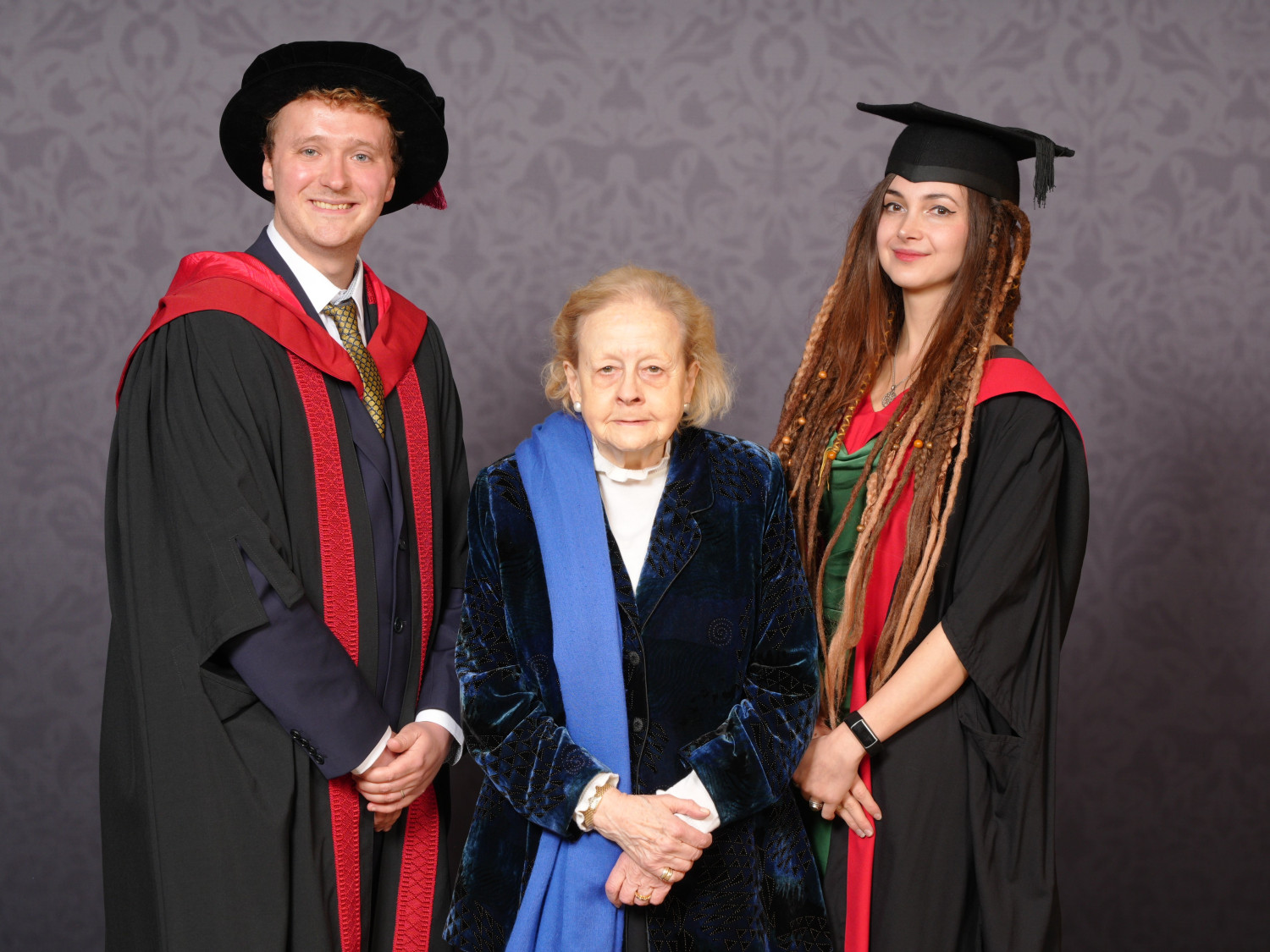 An image with Dr. Joseph Wanford, last year's medalist, and Mrs. Mellows, during the 2025 Awards Ceremony.